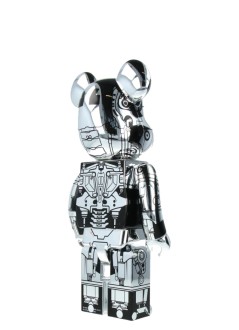 bearbrick decoracion unisexbearbrick 400% terminator 2 t-800 endoskeleton - med2437 mu