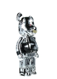 bearbrick decoracion unisexbearbrick 400% terminator 2 t-800 endoskeleton - med2437 mu