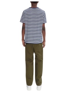 a.p.c. camiseta hombre t-shirt standard apc brode raye - cohbzm26419 iak dark navy