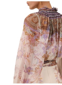 zimmermann t-shirt womanluna billow blouse - 0991ts261 cbpa