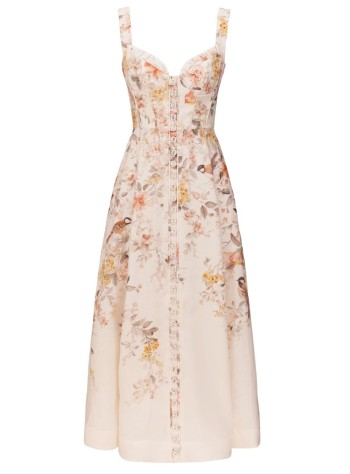 zimmermann vestido mujer luna buttoned picnic dress - 7525ds261 cmso
