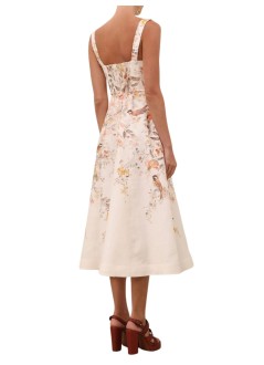zimmermann dress womanluna buttoned picnic dress - 7525ds261 cmso
