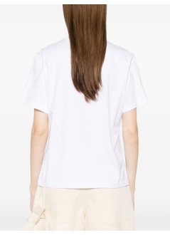 tory burch top mujer printed cotton t-shirt - 183156100 100