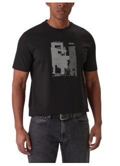 boss t-shirt mante_imprint - 50556007 001