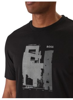 boss t-shirt mante_imprint - 50556007 001