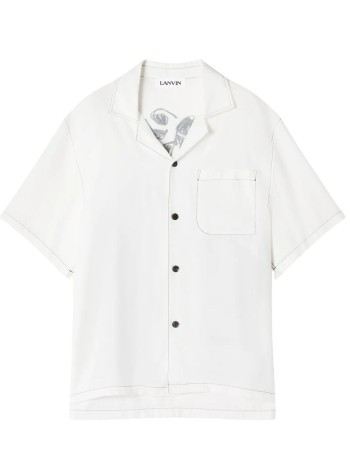lanvin camiseria hombre m&d print cuban collar shirt - rmsi00116257p26 00