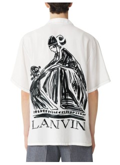 lanvin camiseria hombre m&d print cuban collar shirt - rmsi00116257p26 00