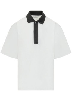 lanvin punto hombre piqué jersey contrast collar polo - rmpl0007j042p26 00