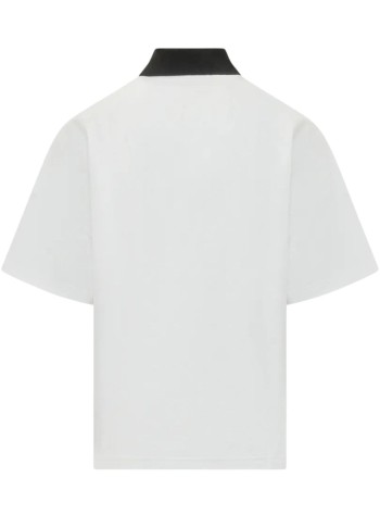 lanvin punto hombre piqué jersey contrast collar polo - rmpl0007j042p26 00 2