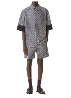 lanvin camiseria hombre printed short sleeves shirt - rmsi00066282p26 b110