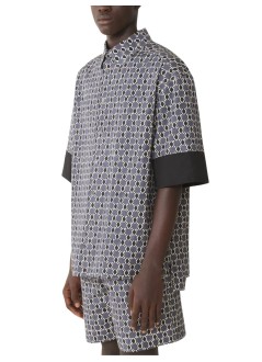 lanvin camiseria hombre printed short sleeves shirt - rmsi00066282p26 b110