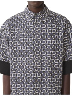 lanvin camiseria hombre printed short sleeves shirt - rmsi00066282p26 b110