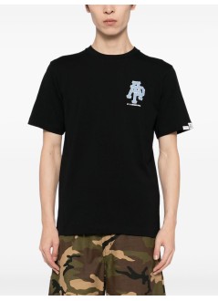 aape by a bathing ape t-shirt manaape  basic tee - aaptem1732xxp bkx