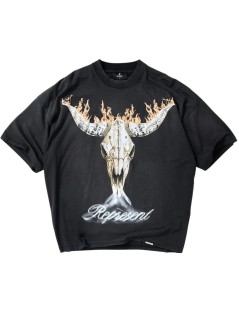 represent t-shirt manbritish cowboys t-shirt - mlm100592 stained black