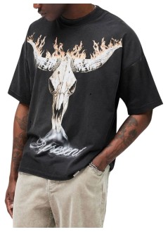 represent t-shirt manbritish cowboys t-shirt - mlm100592 stained black