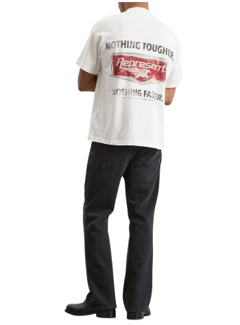 represent t-shirt mannothing faster t-shirt - mlm100596 flat white 2