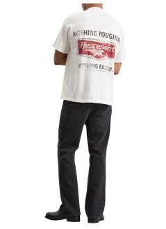 represent t-shirt mannothing faster t-shirt - mlm100596 flat white