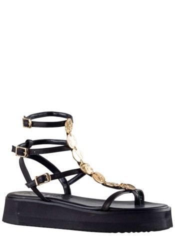 kotris sandals sandal womancoins platform sandal - 18750 black