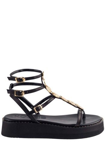 kotris sandals sandal womancoins platform sandal - 18750 black 2