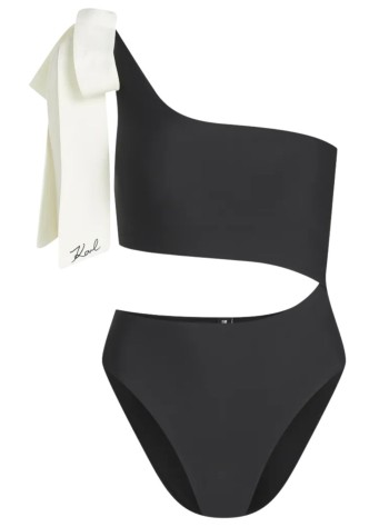 karl lagerfeld bañador mujer karl bow cheeky swimsuit - b2w46029 999