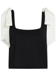 karl lagerfeld top mujer karl bow beach top - b2w46036 999