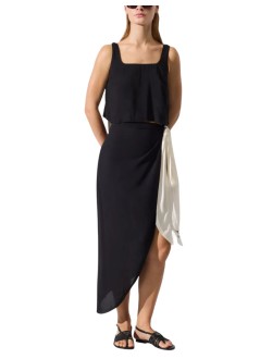 karl lagerfeld top mujer karl bow beach top - b2w46036 999