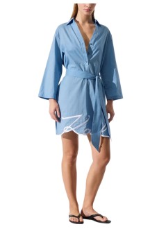 karl lagerfeld vestido mujer karl dna signature beach dress - a2w46075 349