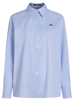 karl lagerfeld camiseria mujer ikon stripe blouse - b2w11034 1rr