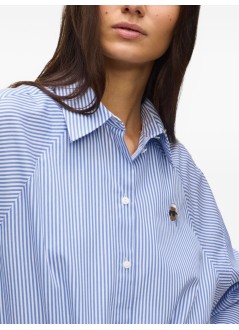 karl lagerfeld camiseria mujer ikon stripe blouse - b2w11034 1rr