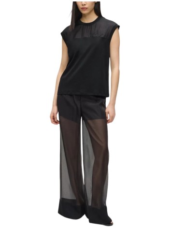 karl lagerfeld top womansignature t-shirt - b2w17019 999 2