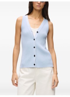 karl lagerfeld top womanlogo knit day top - b2w18014 1qv