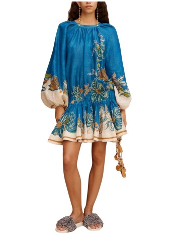 alémais dress womanluda mini dress - 6393d blue 2