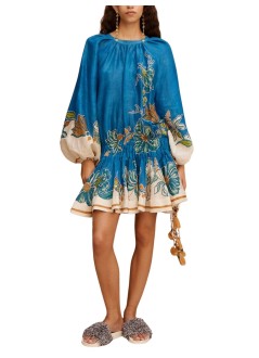 alémais dress womanluda mini dress - 6393d blue