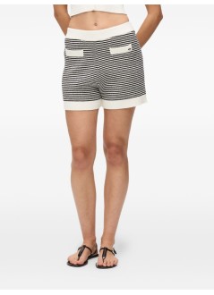 karl lagerfeld pantalon corto mujer ikon striped knit shorts - b2w10102 1mc