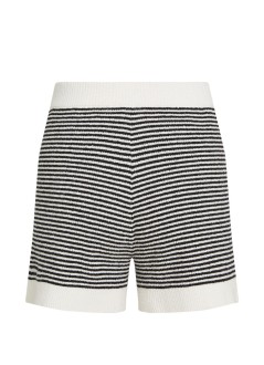 karl lagerfeld pantalon corto mujer ikon striped knit shorts - b2w10102 1mc