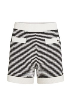 karl lagerfeld pantalon corto mujer ikon striped knit shorts - b2w10102 1mc