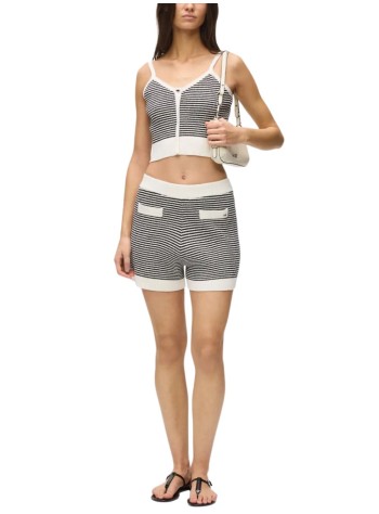 karl lagerfeld top mujer ikon striped knit top - b2w18016 1mc 2