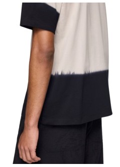 y3 camiseta hombre dip rg ss tee - kq9788 lbrown black
