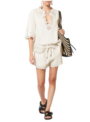 isabel marant short pant womanbalyme-gc - 26psh0267fad1j04e 20wh 2