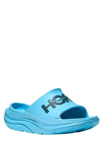 hoka one one beach manora atlethic  slide - 1155154 soaring blue faded navy 2