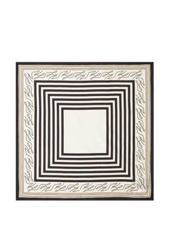 karl lagerfeld neckwear womank/autograph seas silk scarf - b2w33047 1ug