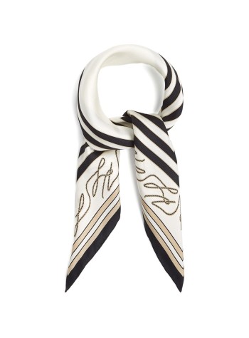 karl lagerfeld neckwear womank/autograph seas silk scarf - b2w33047 1ug 2