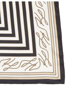 karl lagerfeld neckwear womank/autograph seas silk scarf - b2w33047 1ug