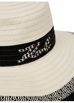 karl lagerfeld cap womank/signature str log summer hat - b2w33028 101