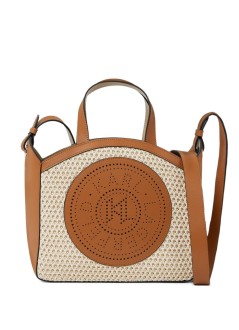 karl lagerfeld crossbody mujer k/circle sm tote raffia mesh - b2w30019 1an