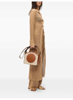 karl lagerfeld crossbody mujer k/circle sm tote raffia mesh - b2w30019 1an