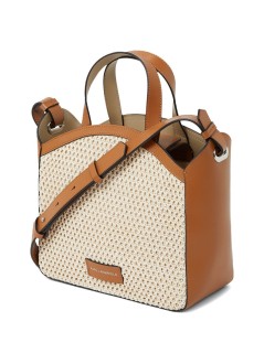 karl lagerfeld crossbody mujer k/circle sm tote raffia mesh - b2w30019 1an