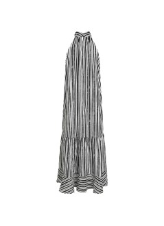 karl lagerfeld dress womanmaxi cotton stripe dress - b2w13029 2ne