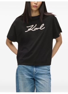 karl lagerfeld top mujer rope logo t-shirt - b2w17020 999