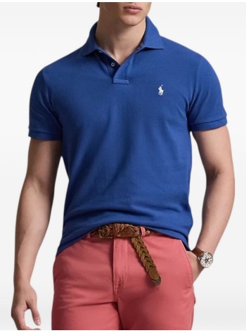 polo ralph lauren polo mansskccmslm1-short sleeve-knit - 710680784520 dusty azure cream pp 2